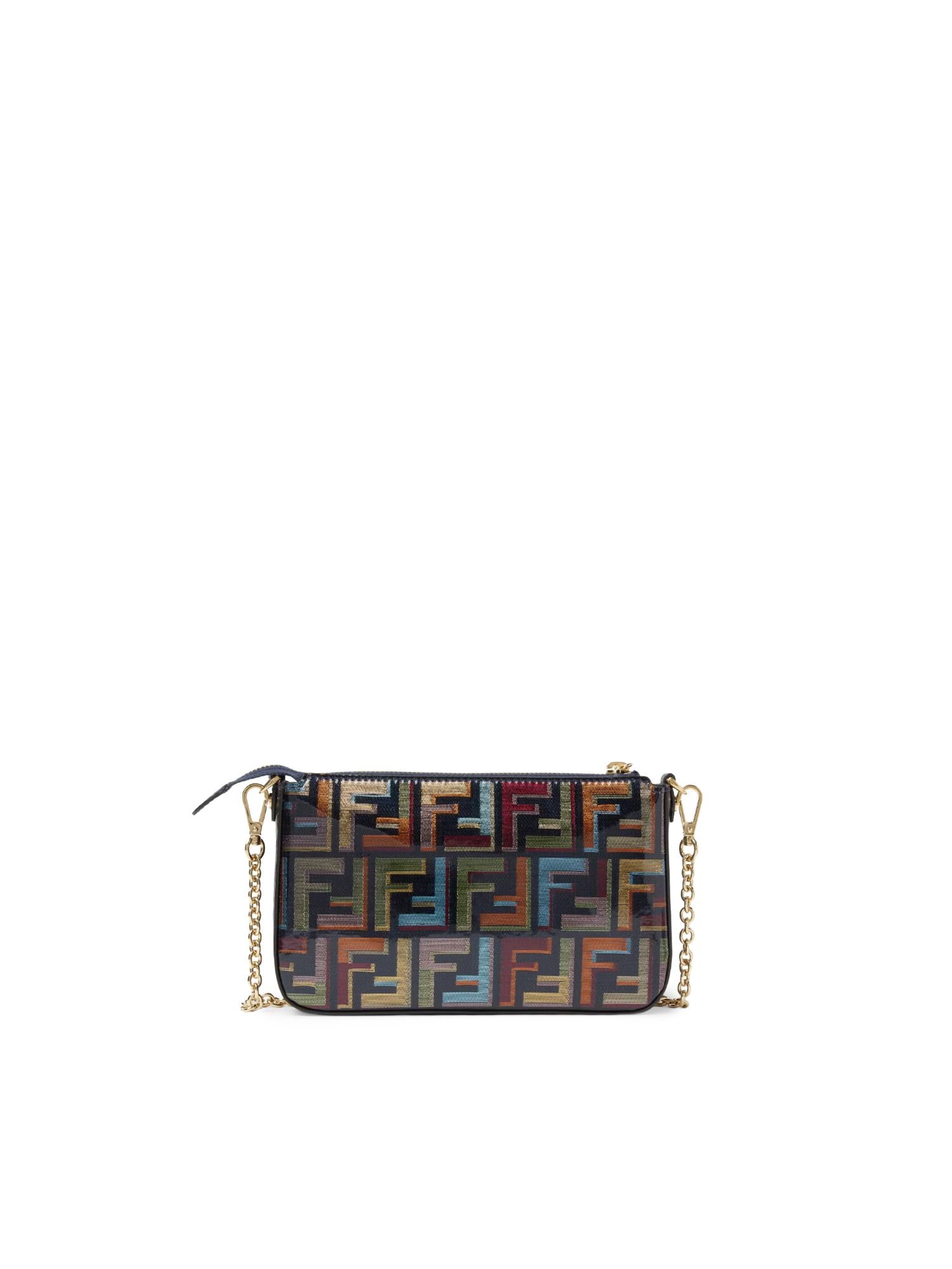 Pouch Baguette FF jacquard 8BS073 AW6QF1URO FENDI 