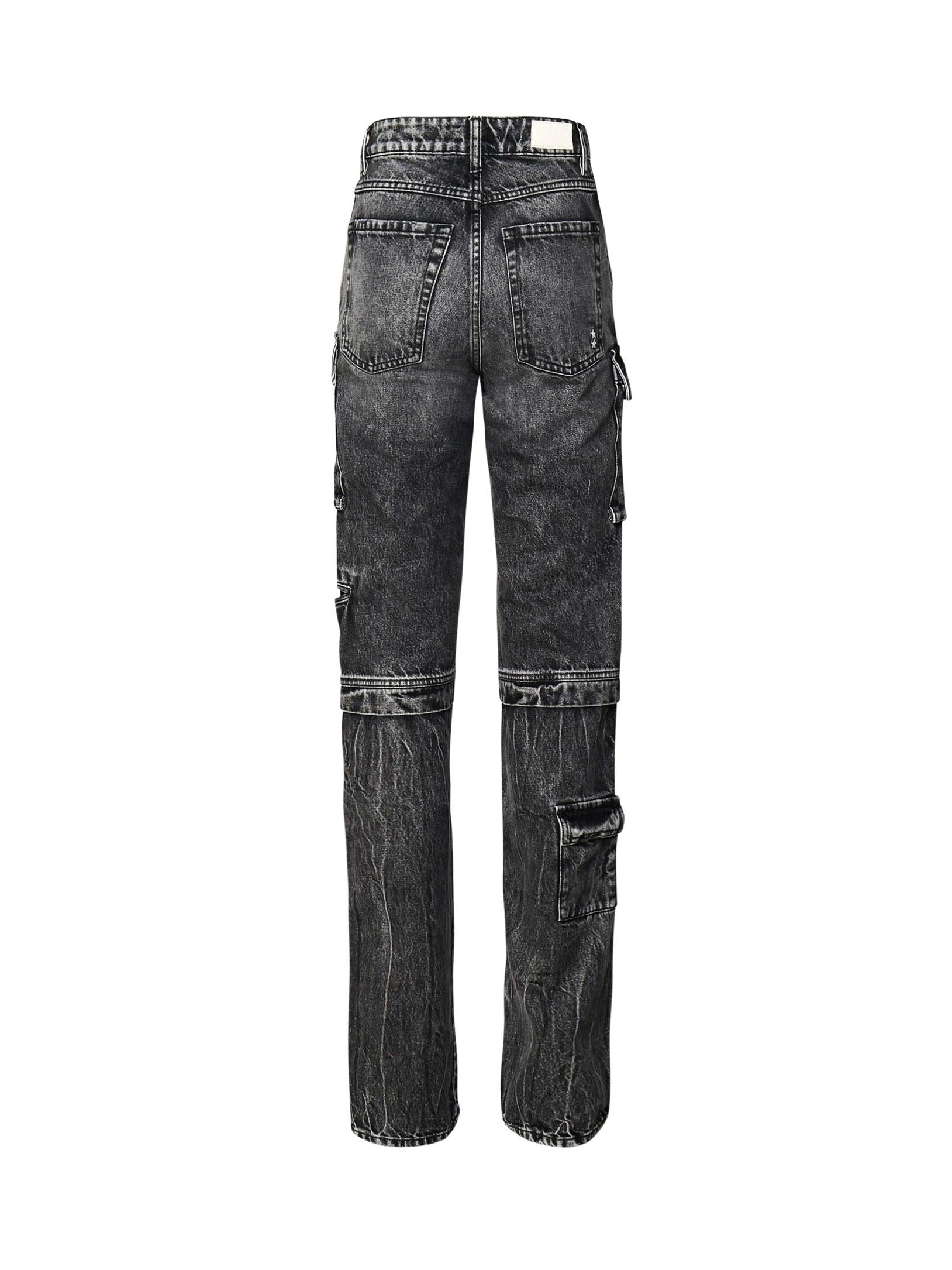 Jeans Bianca effetto aged slim fit con tasche cargo BIANCA 8019 ICON DENIM 