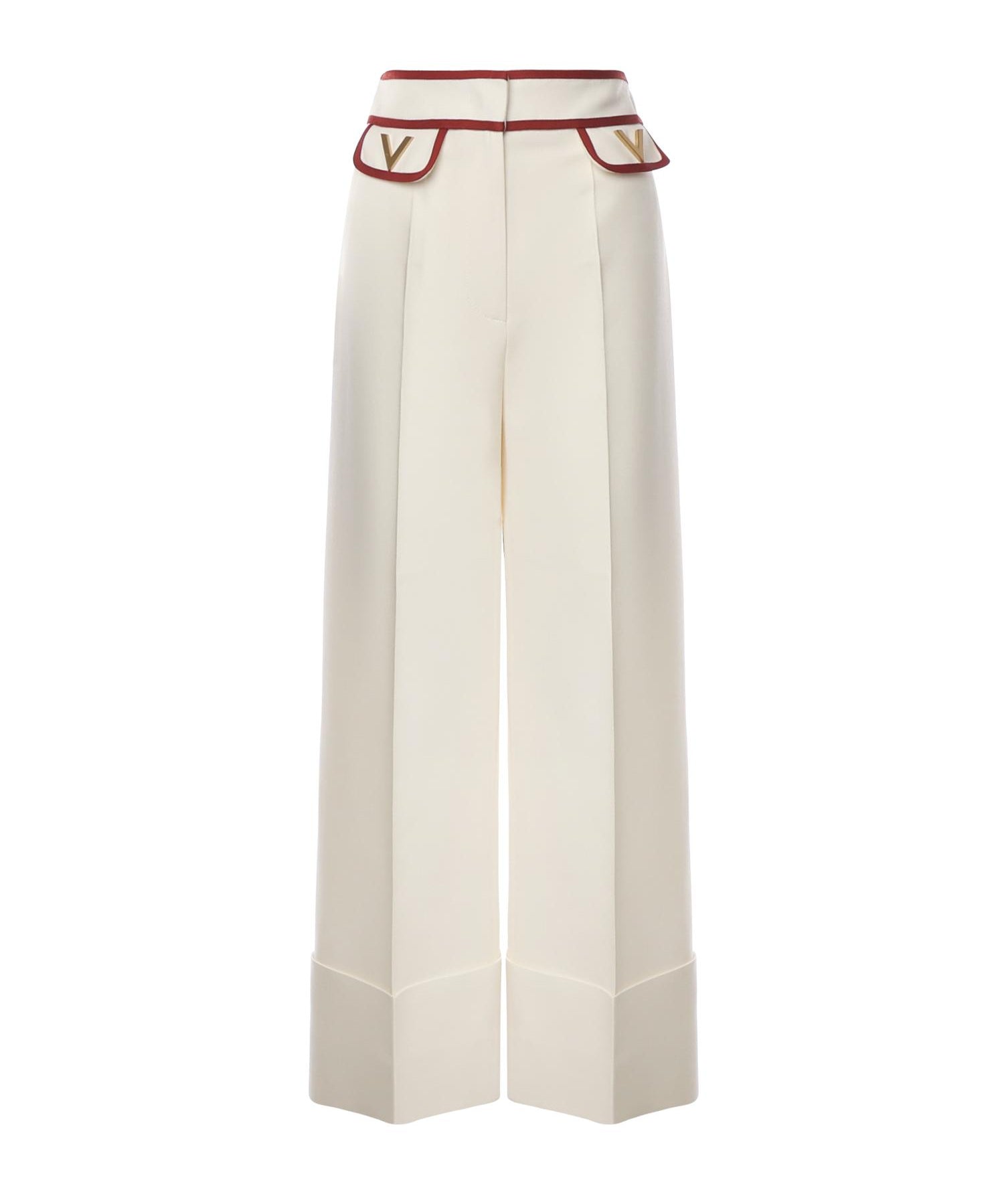 Pantaloni in crepe couture 7B3RB654 1CFAS0 VALENTINO GARAVANI 