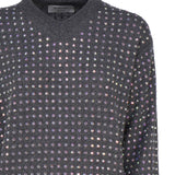 Maglia con strass applicati 2323661133600 UTA001 SPORTMAX 