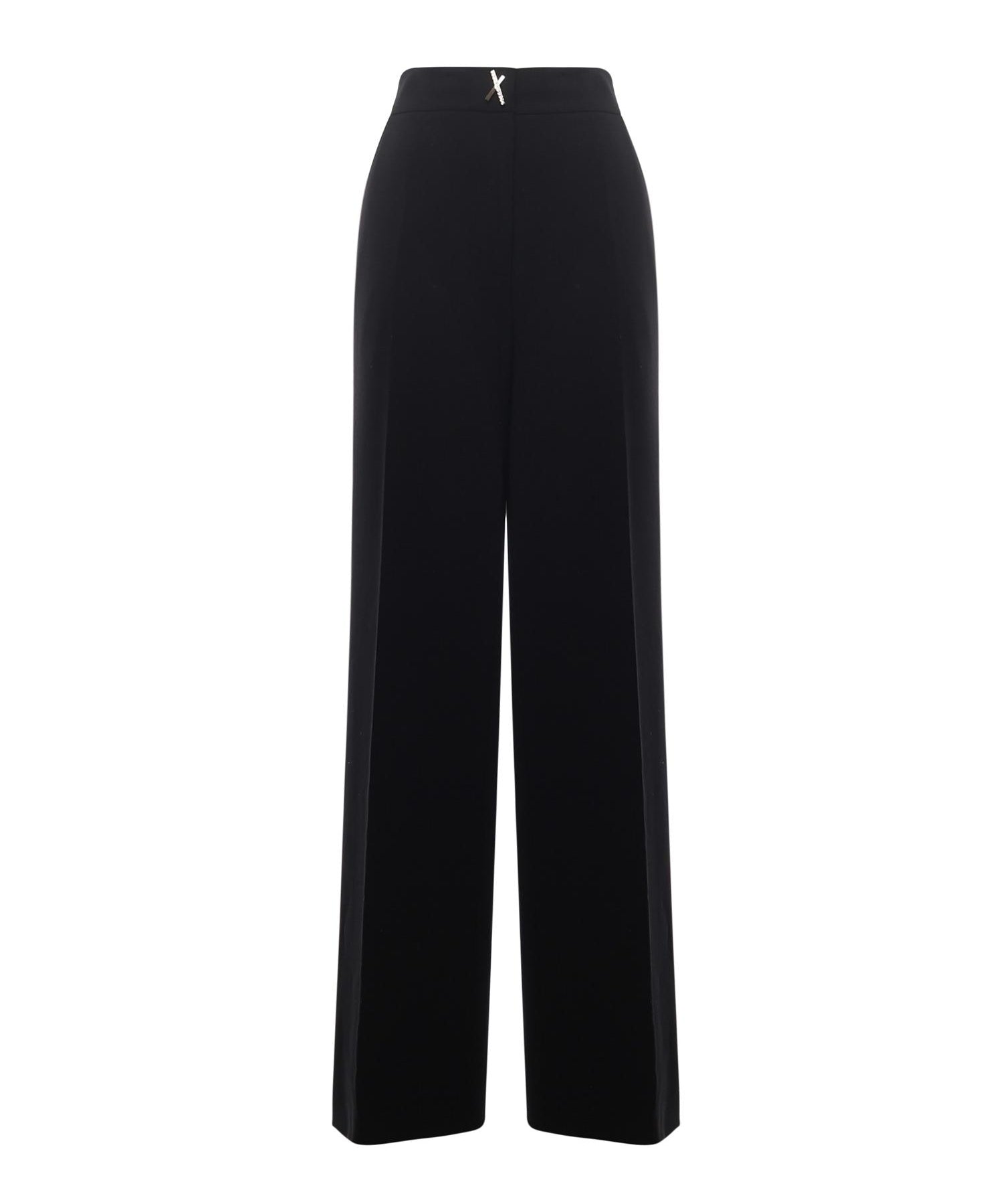 Pantalone sartoriale a palazzo con dettaglio a X 79AAA128 N0356899 GENNY 