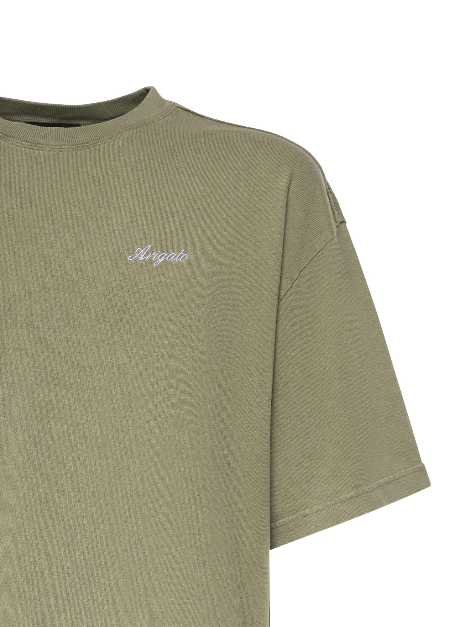 T-shirt Honor in cotone A2681012 DEEP LICHEN GREEN AXEL ARIGATO 