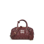 Borsa Arcadie in nappa matelassé 5BB142 AN88F0007 MIU MIU 