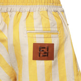 Shorts a righe Pequin FLP896 AOHUF1W0T FENDI 