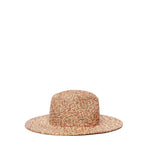 Fedora in paglia con logo FDR036067PS25 STR-9P-MICSRBBEIGE RED RUSLAN BAGINSKIY 