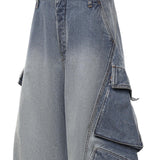 Jeans cargo in denim AA9P1400D026D A56 ALAIA 