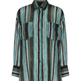 Camicia a righe in cotone 106990 A3CHSD3 PINKO 