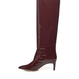 Stivali Stiletto in vernice PX504XVN01 PINOT NOIR PARIS TEXAS 