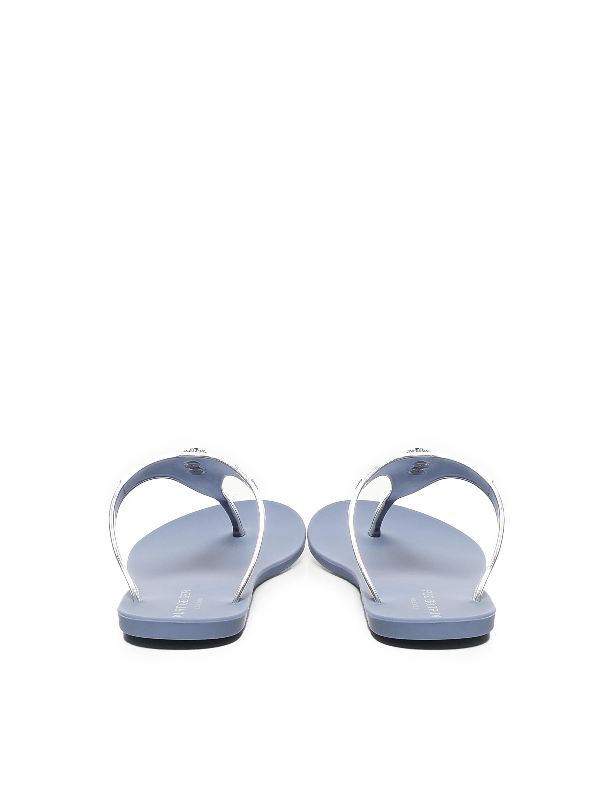 Sandali infradito Maddison t-bar 9796367979 SILVER KURT GEIGER 