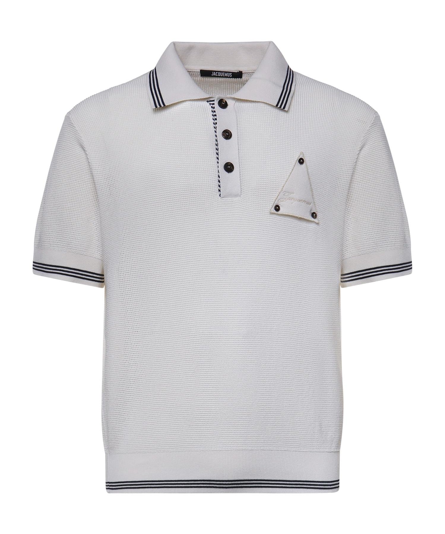 Polo Voilier in seta e cotone POM00618AK00318 100 JACQUEMUS 
