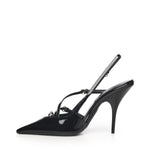 Slingback in vernice con fibbie 5I013E 069F0002 MIU MIU 