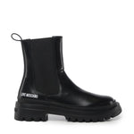 Stivaletti in vitello e lycra JA21035G0LJD0 000 LOVE MOSCHINO 