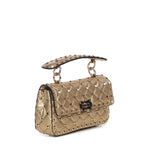 Borsa Rockstud Spike in nappa laminata 7W2B0123 IEWCES VALENTINO GARAVANI 