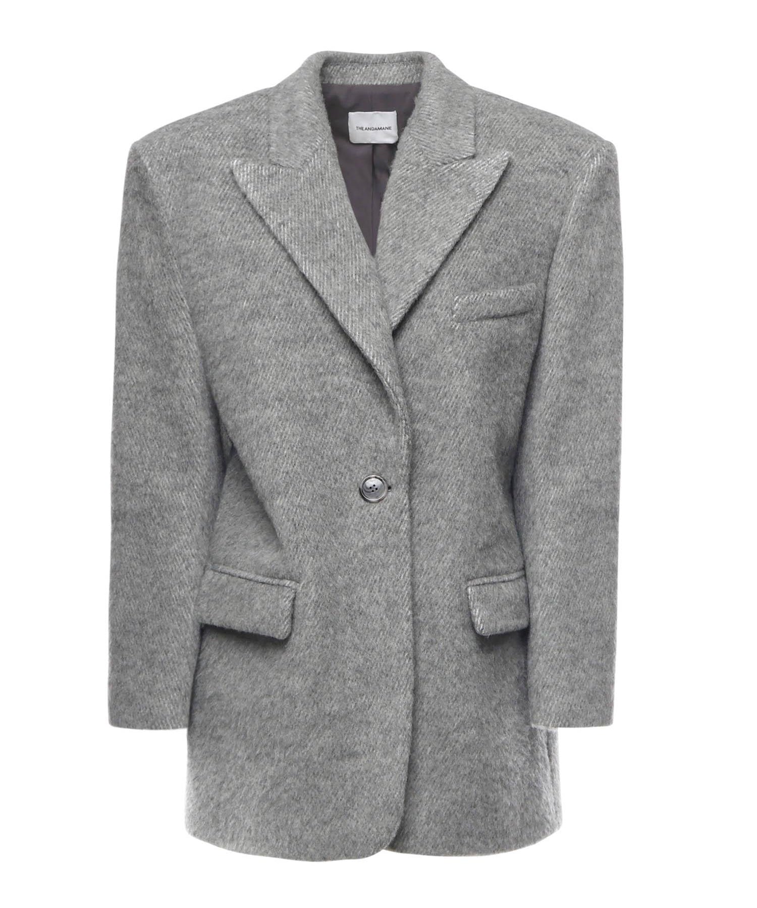 Blazer monopetto Teresa T182030B TNW047GREY THE ANDAMANE 