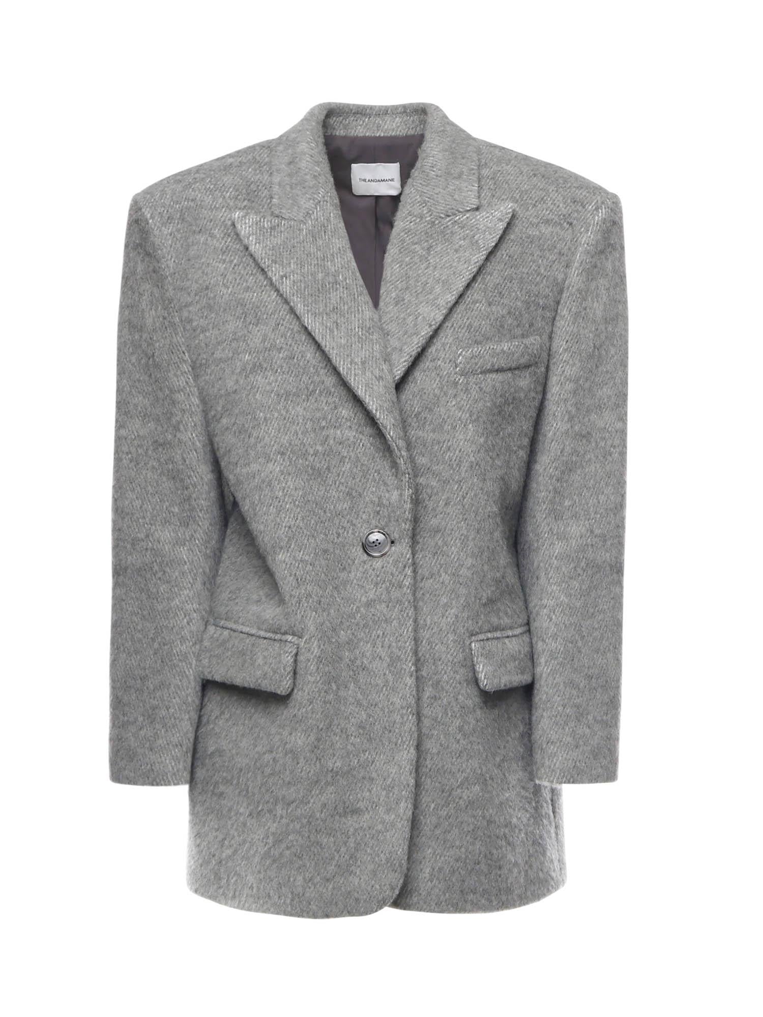 Blazer monopetto Teresa T182030B TNW047GREY THE ANDAMANE 