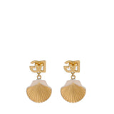 Orecchini con logo DG e conchiglia WEQ6A1 W1111ZOO00 DOLCE & GABBANA 