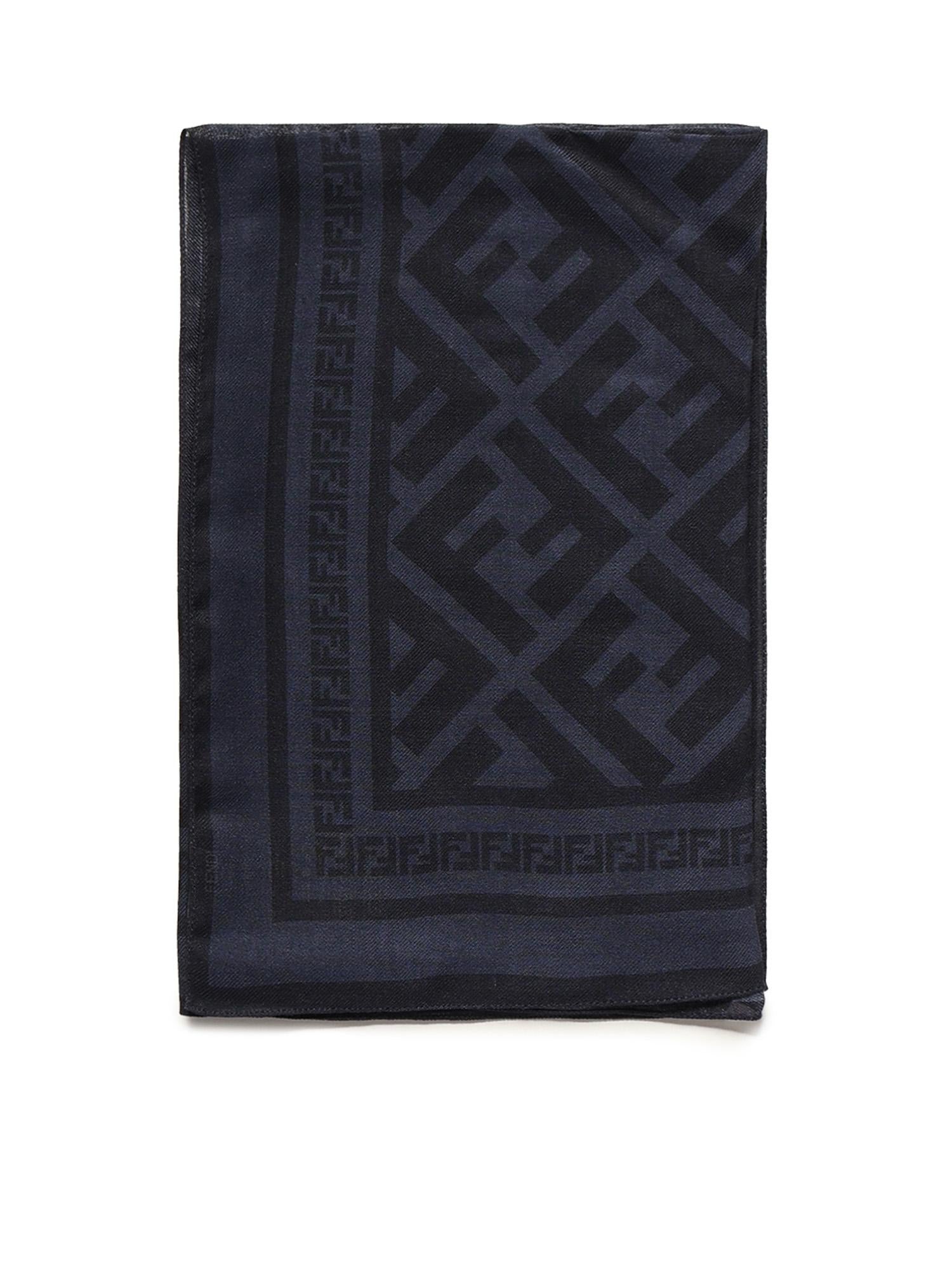 Bandana in lana e seta FF jacquard FXS384 AWU0F0ZNZ FENDI 