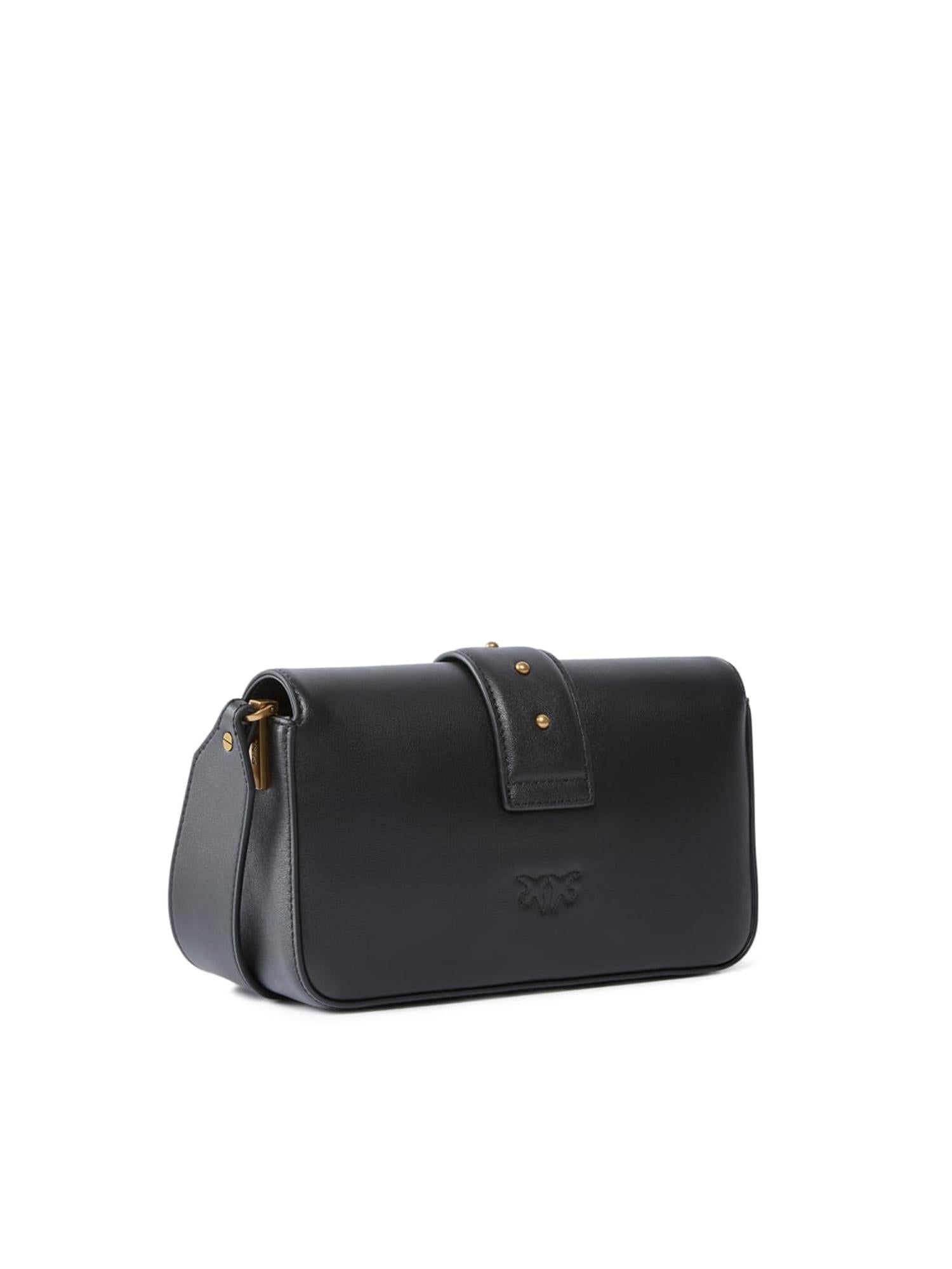 Borsa a spalla Mini Love Bag in pelle 104340 A0QOZ99Q PINKO 
