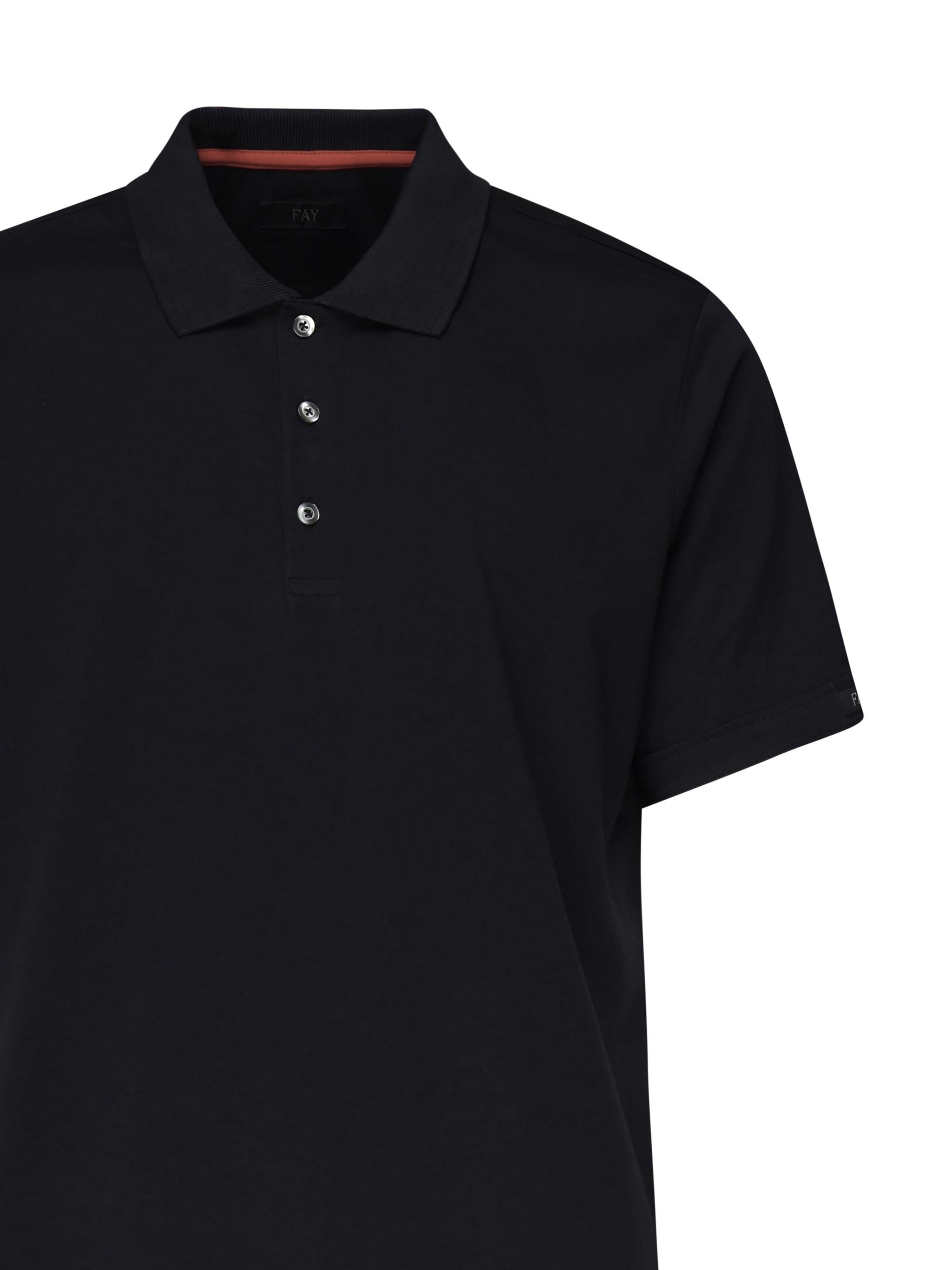 Polo in cotone con logo NPMB2501340UCX U806 FAY 