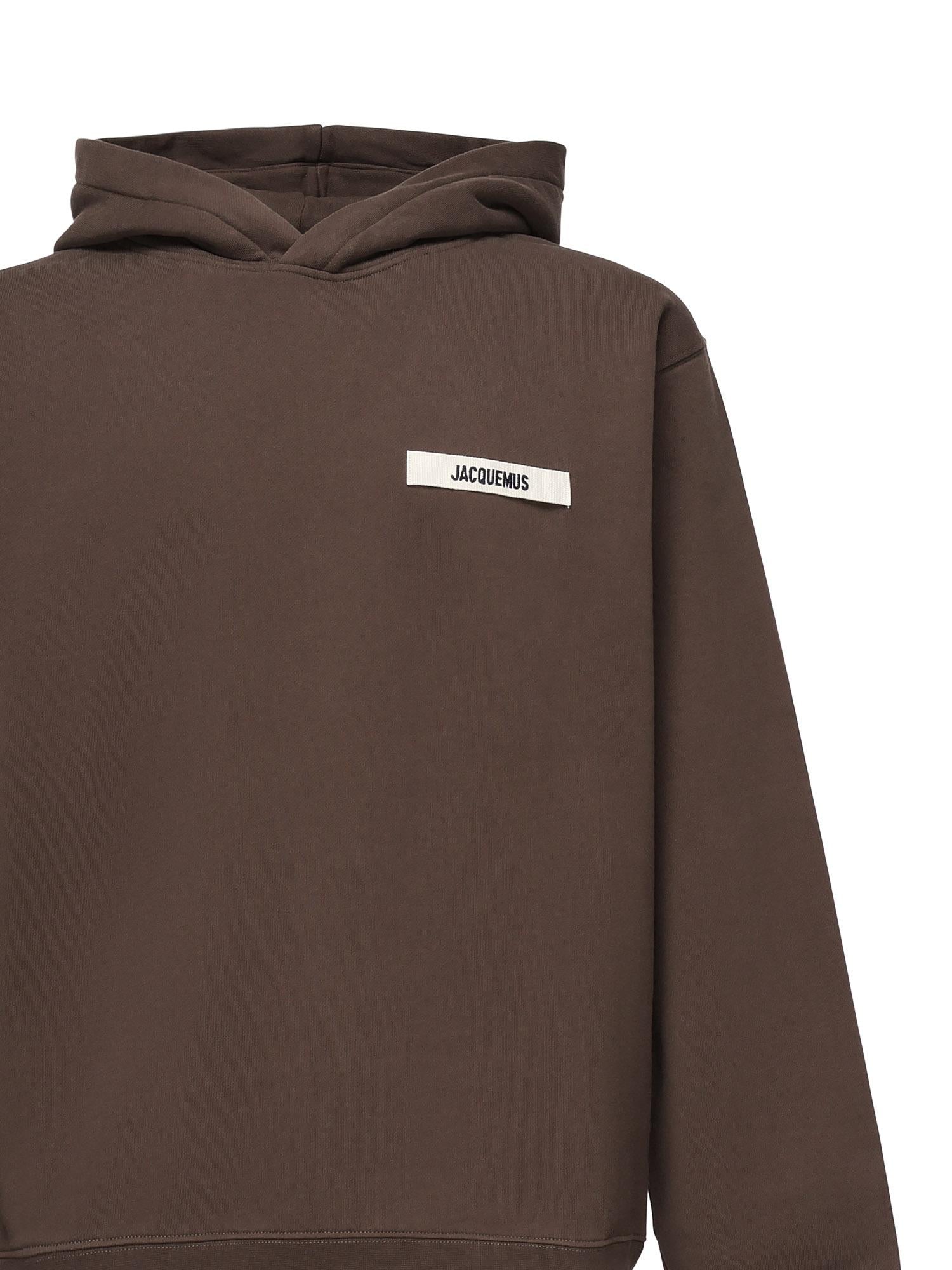 Felpa le hoodie gros grain 25EHOM00247AJ00126 880 JACQUEMUS 