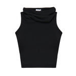 Top Con Cappuccio Nero AA9H10694M035 995 ALAIA 