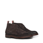 Stringate Super in camoscio<BR/> SUPER CAMOSCIOMORO GIULIANO GALIANO 