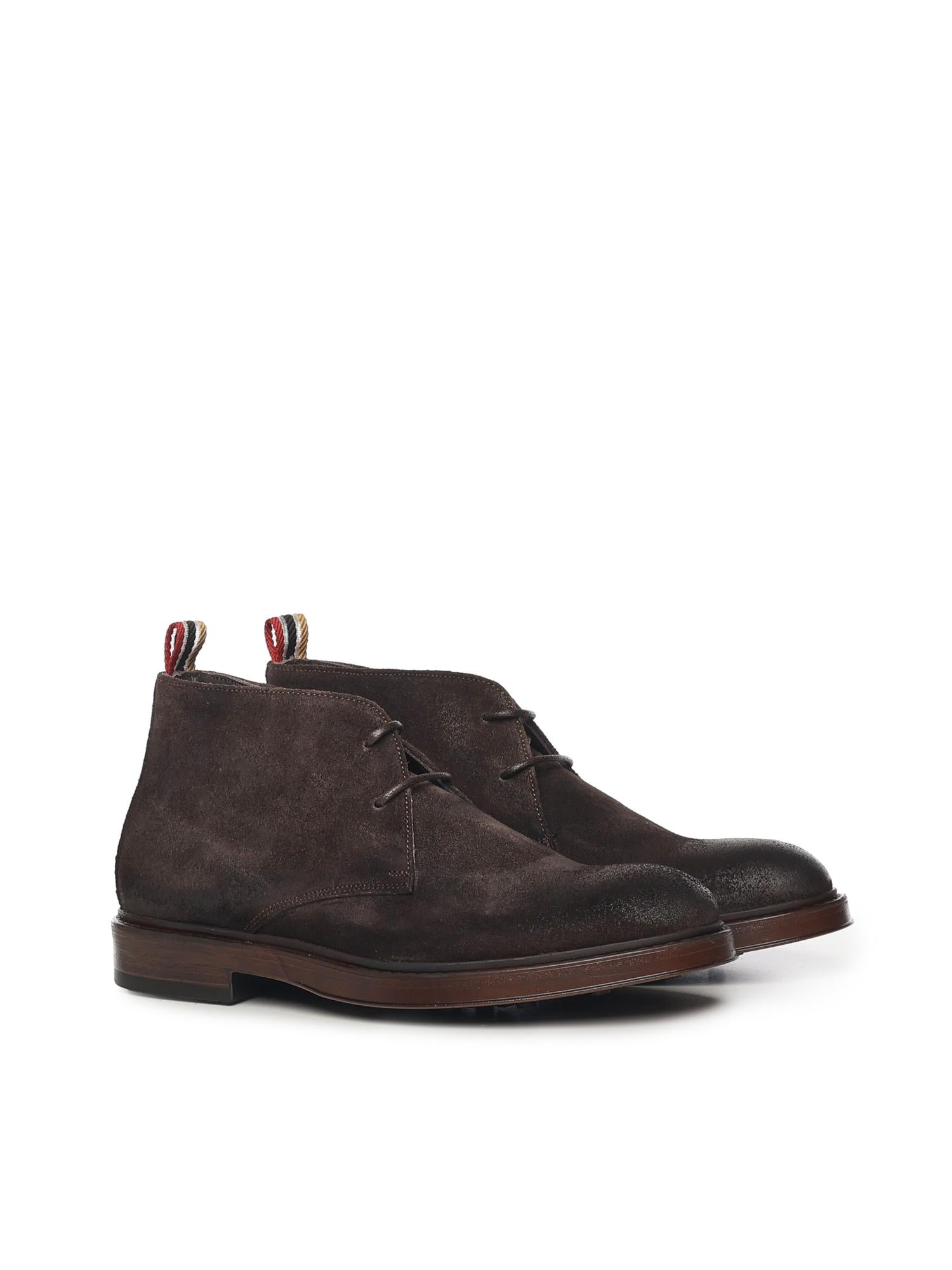 Stringate Super in camoscio<BR/> SUPER CAMOSCIOMORO GIULIANO GALIANO 