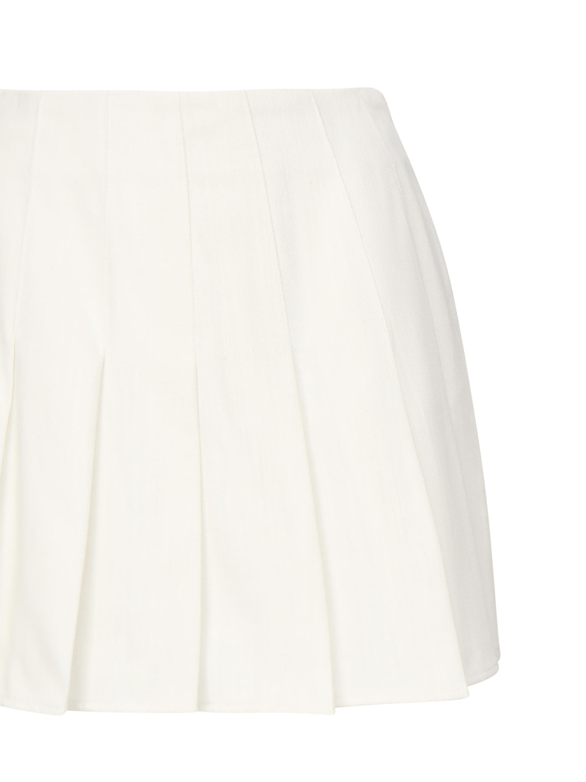 Mini gonna Tennis a pieghe <BR/> 25SSNGN-0002  NINEMINUTES 