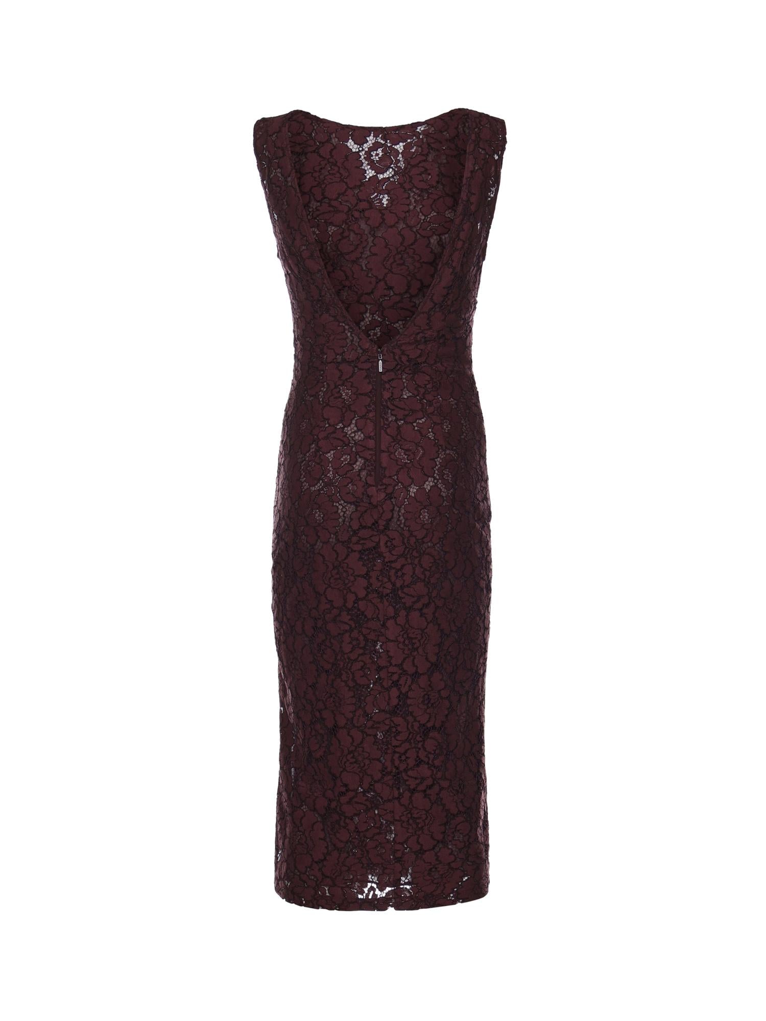 Abito in pizzo floreale 106588 A330R57 PINKO 