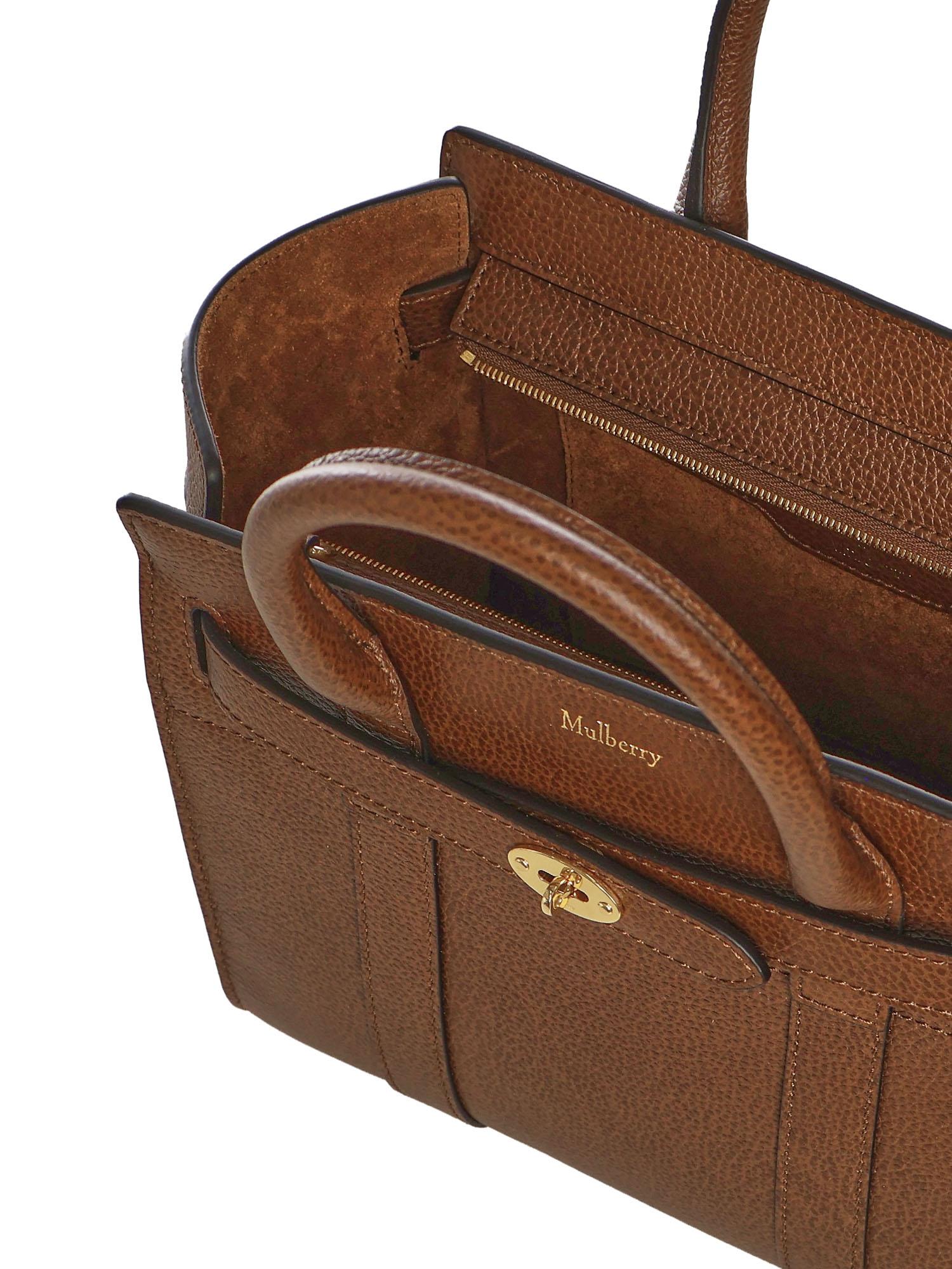 Borsa mini Zipped Bayswater in pelle HH8730 552G110 MULBERRY 