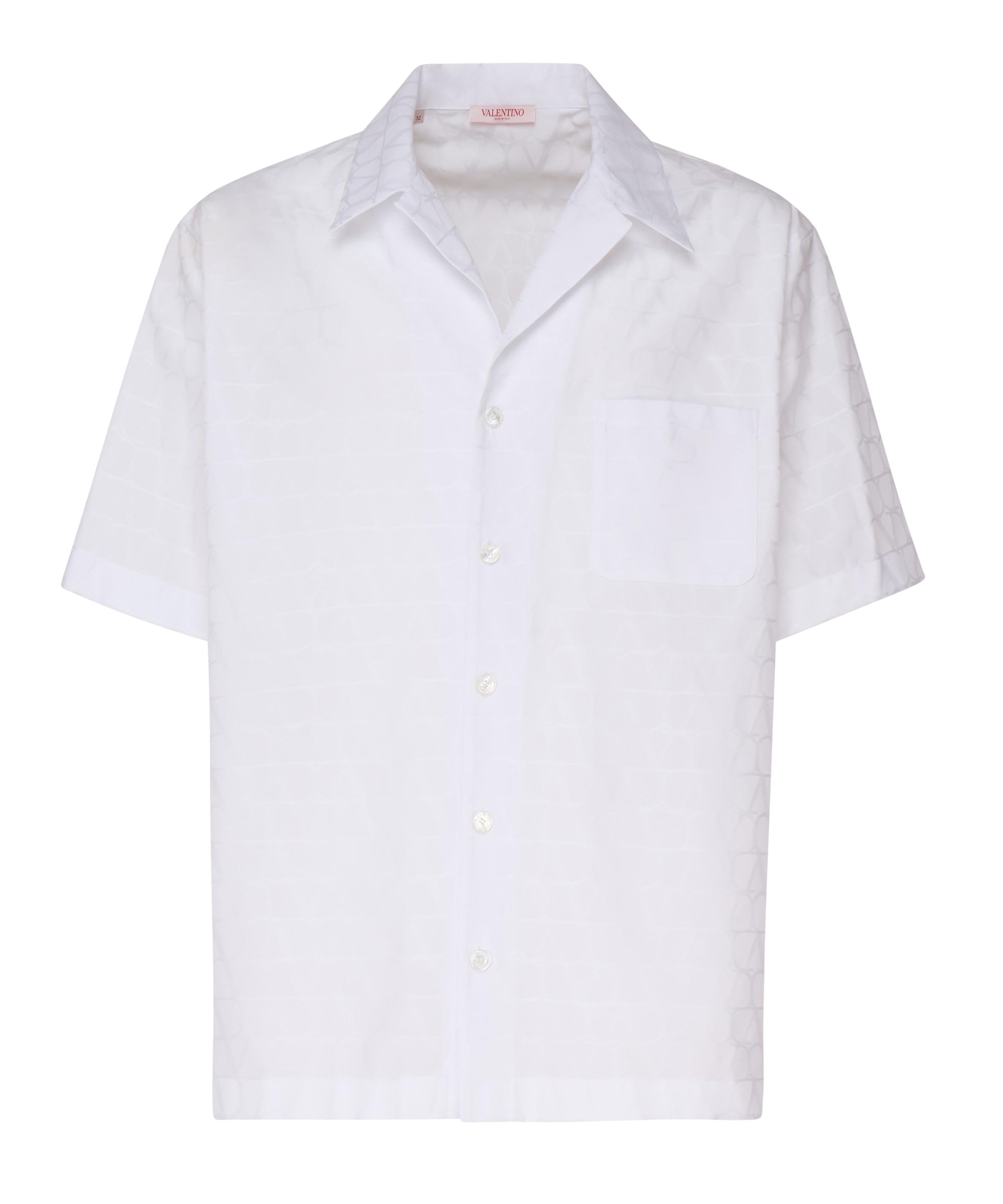 Camicia bowling con motivo Toile Iconographe 5V3AAA90 9VCKF9 VALENTINO GARAVANI 