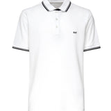 Polo in piqué con righe NPMB250140STDW B001 FAY 
