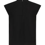 Top smanicato in jacquard di seta 838750 TSN091000 BALENCIAGA 