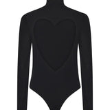 Body Heart in jersey AA9B0400J070B 995 ALAIA 