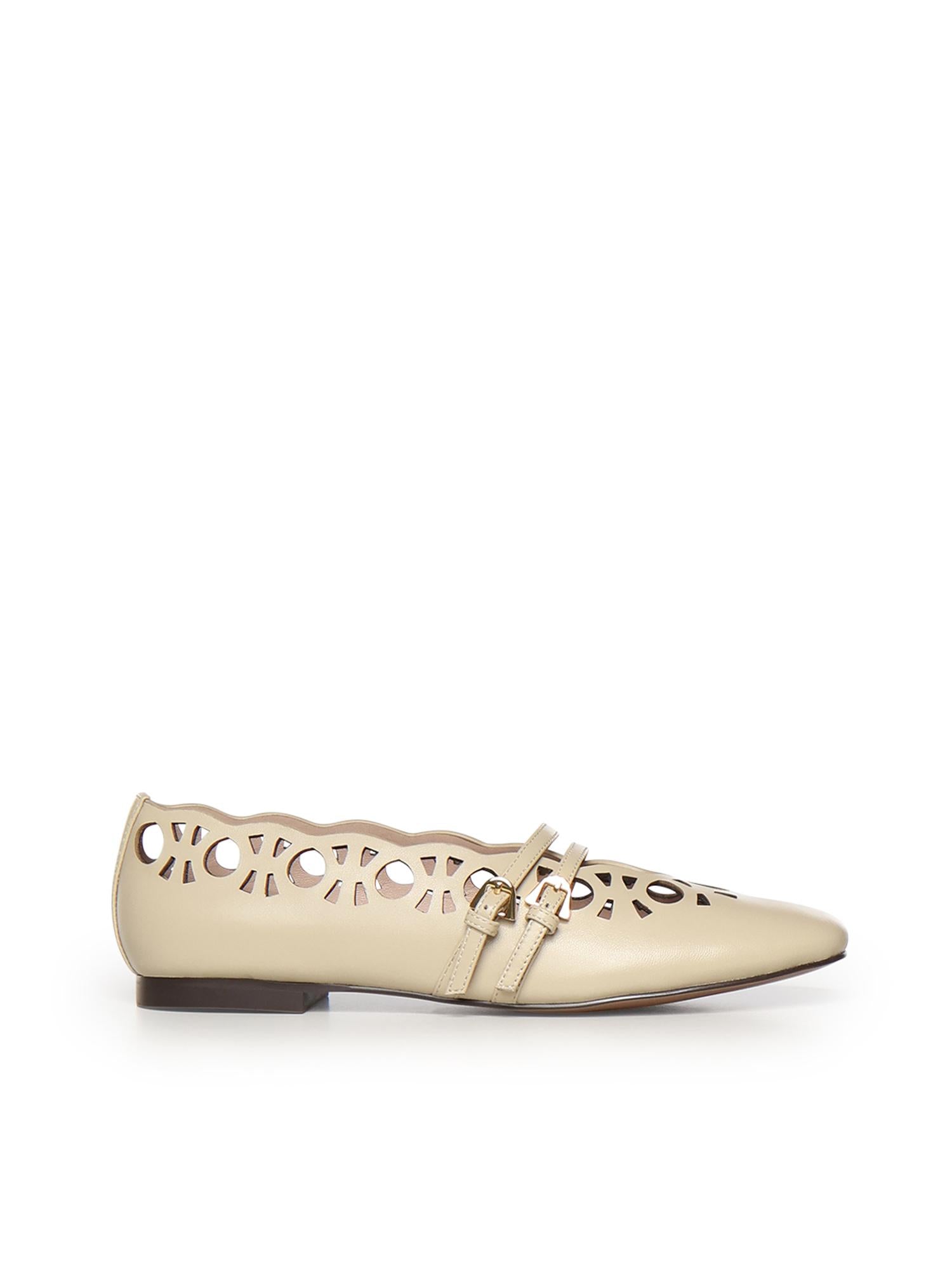 Ballerine Risako in pelle<BR/> E4U6G190101 N64 COCCINELLE 