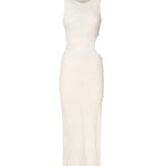 Abito lungo aderente con cut-out sul fianco VSKD05044 -V1 INSPIRED BY AKEP 