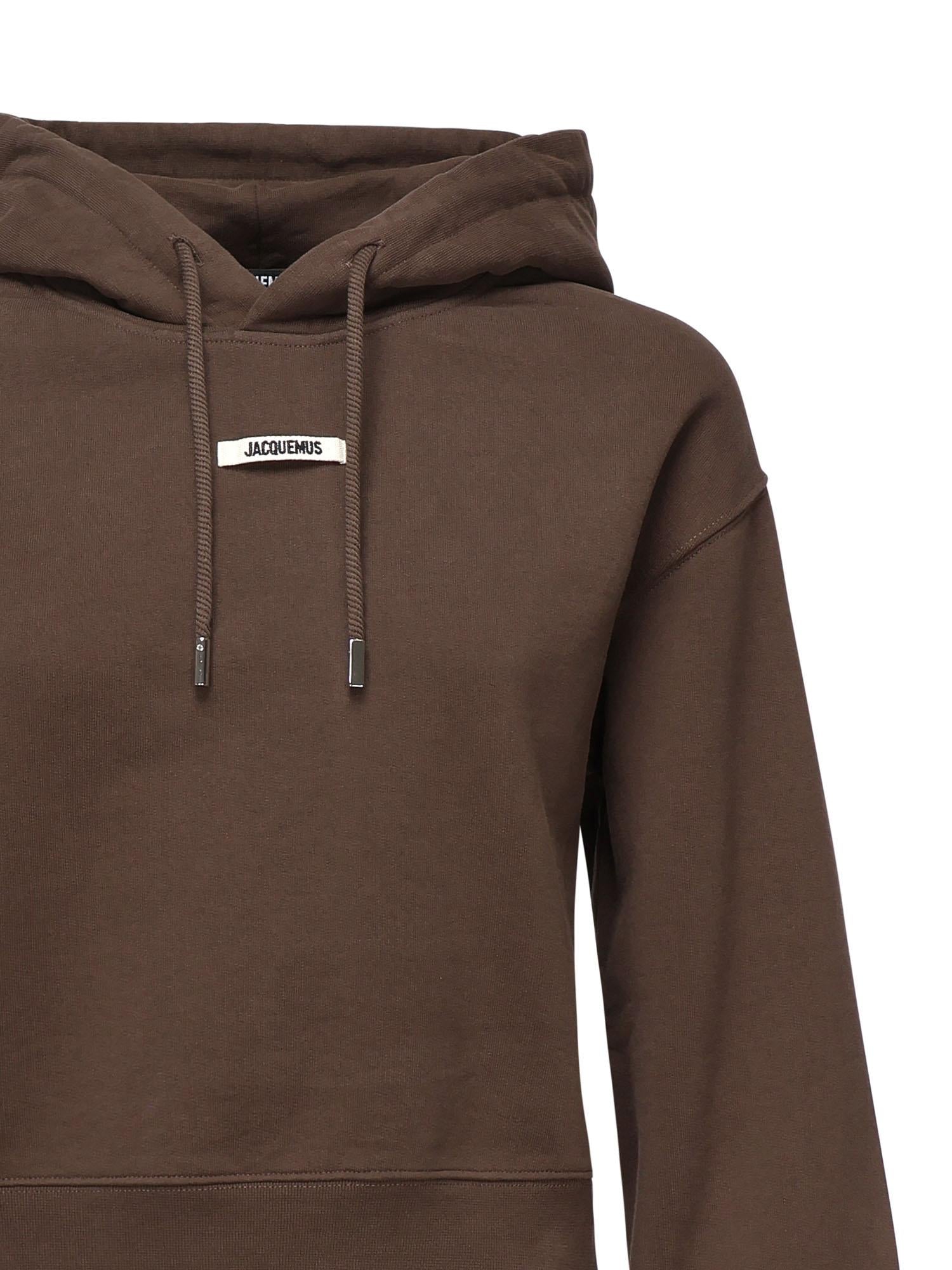Felpa con cappuccio Gros Grain 24EHOW00247AJ00109 880 JACQUEMUS 