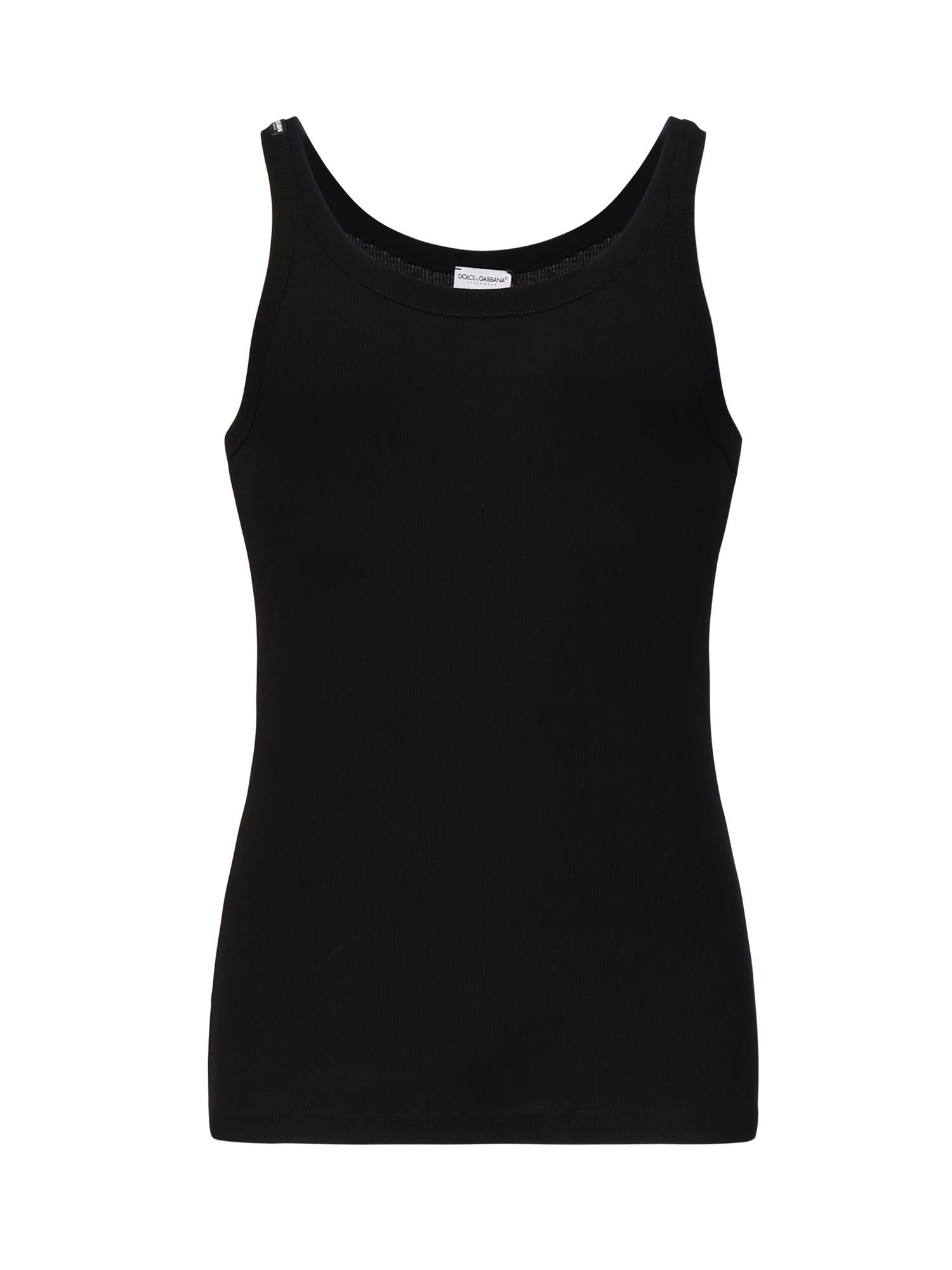 Canotta in cotone a costine M8C19J ONN96N0000 DOLCE & GABBANA 