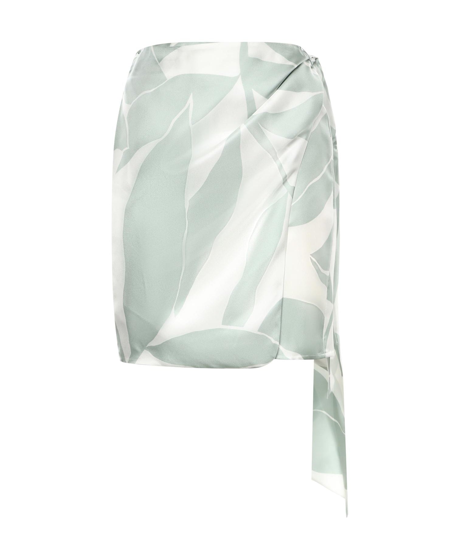 Gonna in twill di seta stampata 2611101042600 002 MAX MARA 