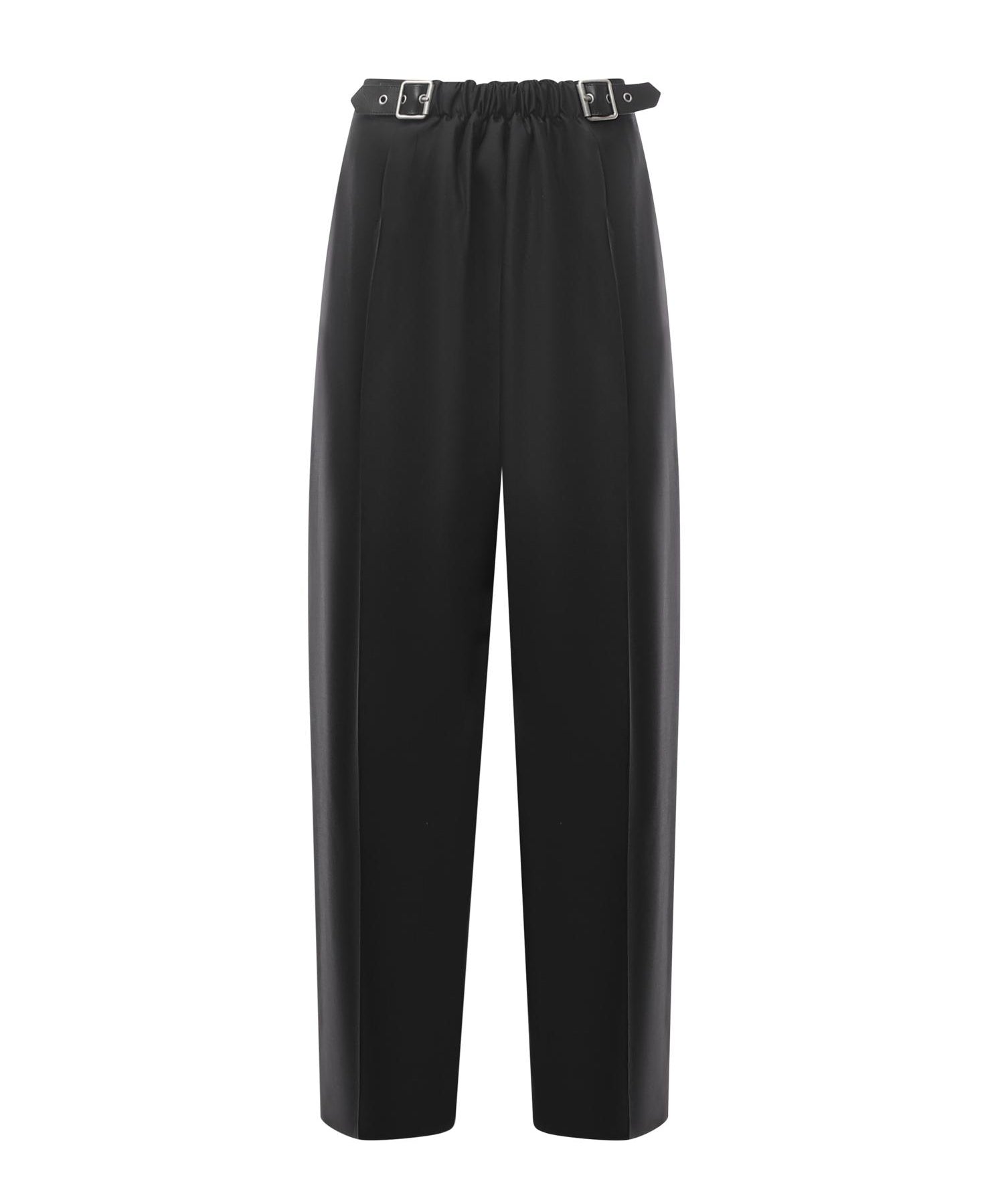 Pantaloni con cintura in lana e seta S540Y04XM7 1100 LOEWE 