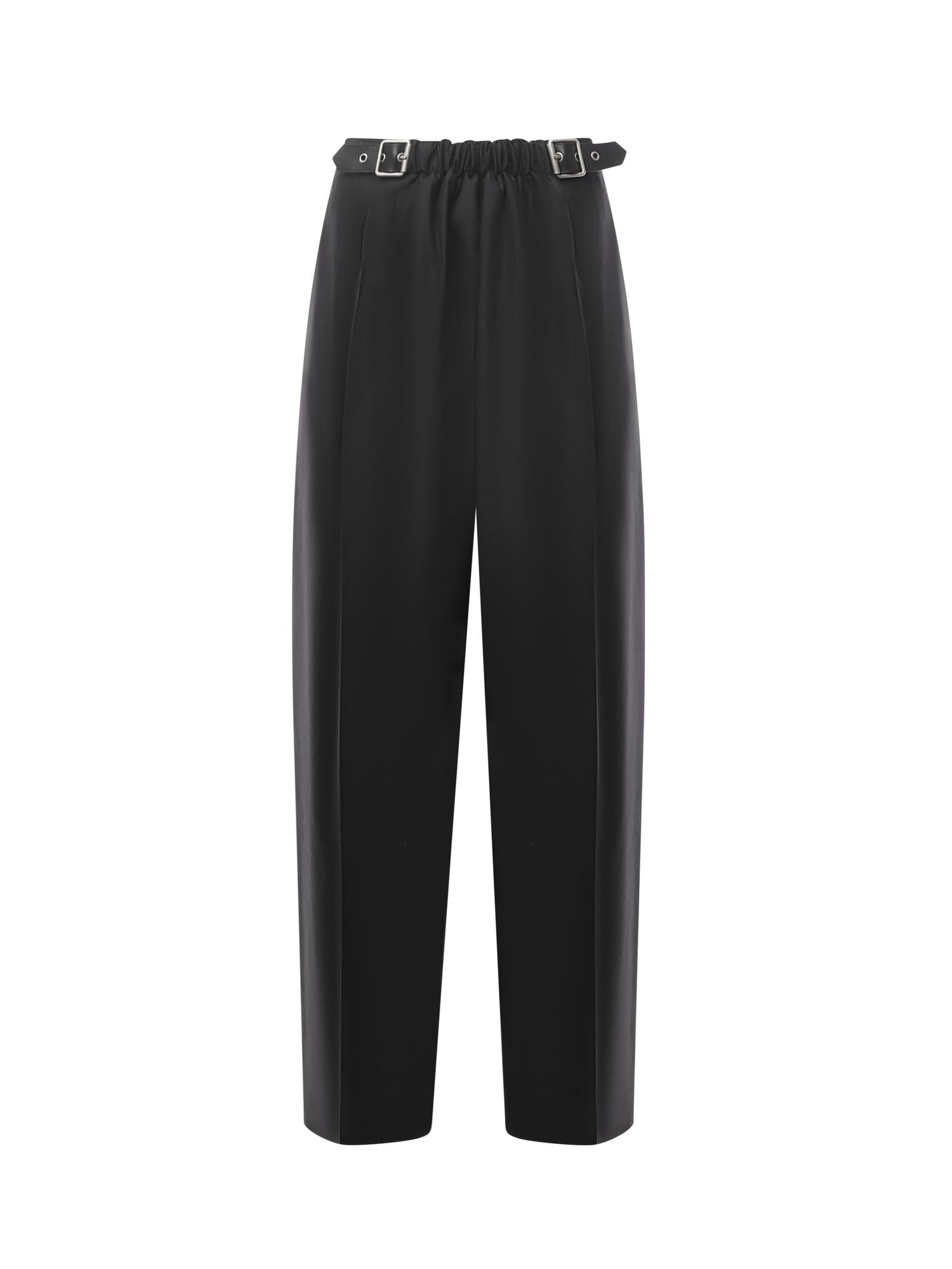 Pantaloni con cintura in lana e seta S540Y04XM7 1100 LOEWE 