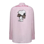 Camicia Brigitte con stampa Snoopy in popeline BRIG005 01926L MC2 SAINT BARTH 