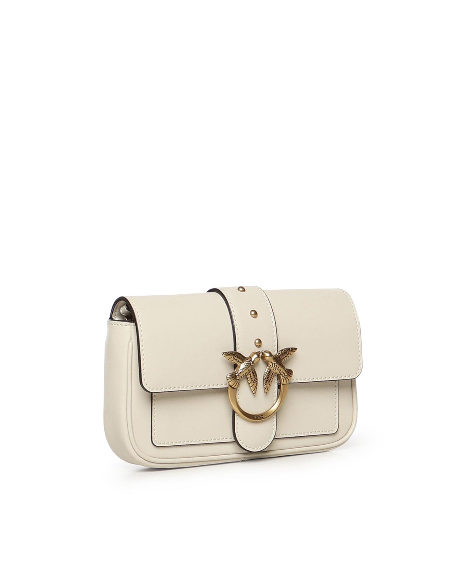 Borsa piccola pocket Love Bag One Simply in pelle 100061 A0F1Z14Q PINKO 