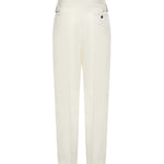 Pantaloni Mat in misto lana MAT LM85BULL BIANCO BE ABLE 
