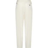 Pantaloni Mat in misto lana MAT LM85BULL BIANCO BE ABLE 