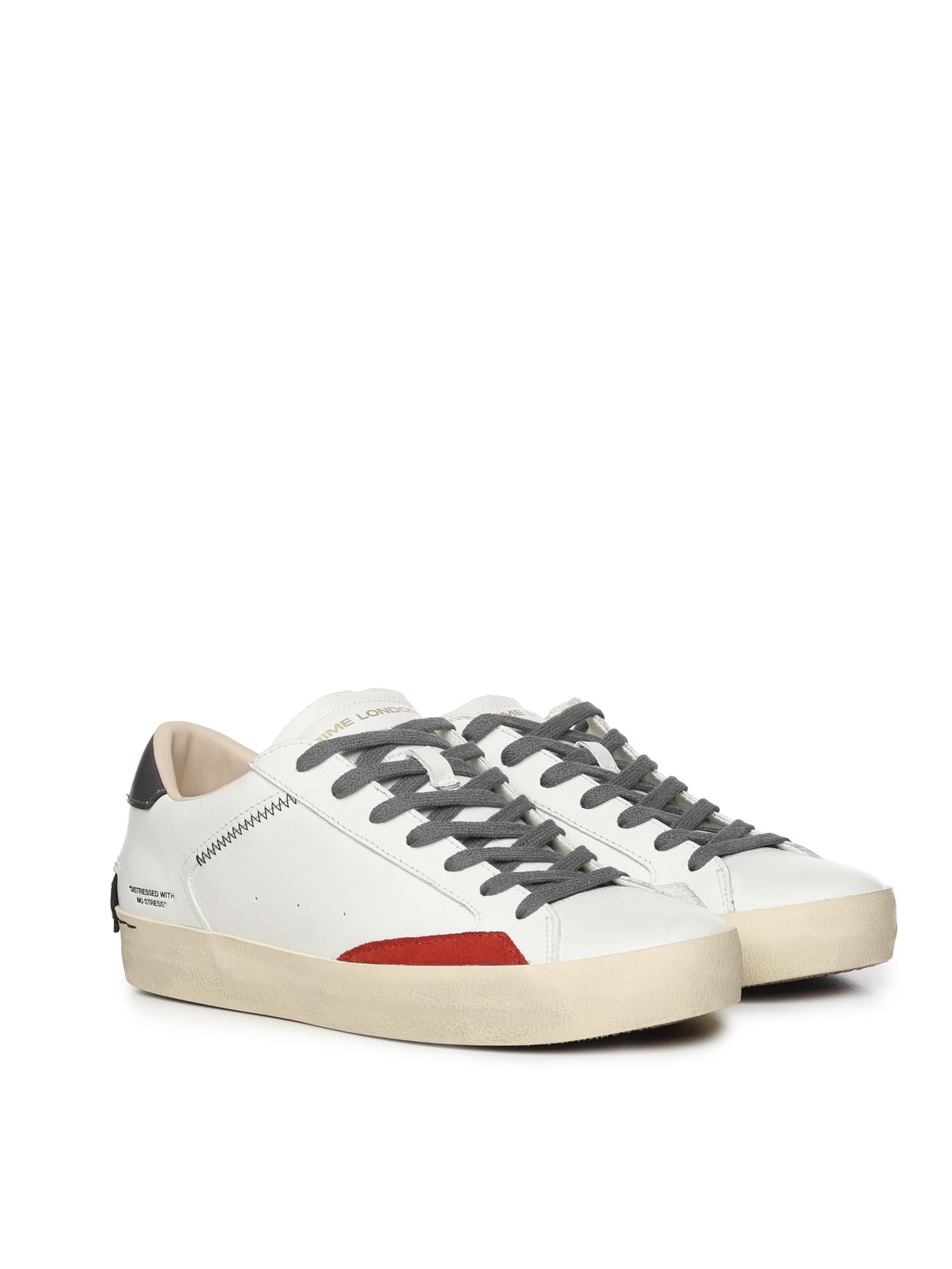 Sneakers Distressed<BR/> 15001AA7 WHITE CRIME LONDON 