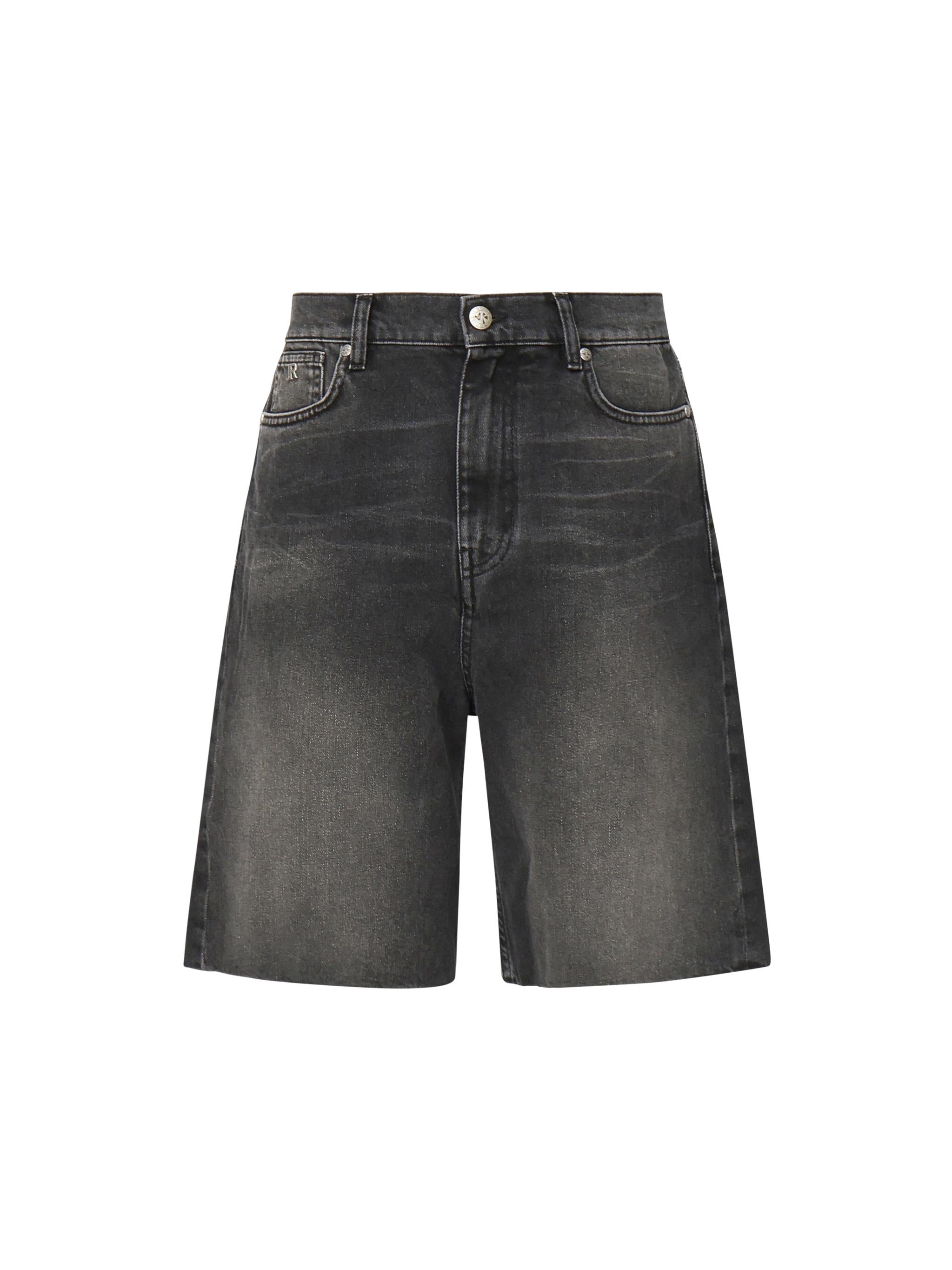 Shorts in denim con logo RMP25167BE  JOHN RICHMOND 