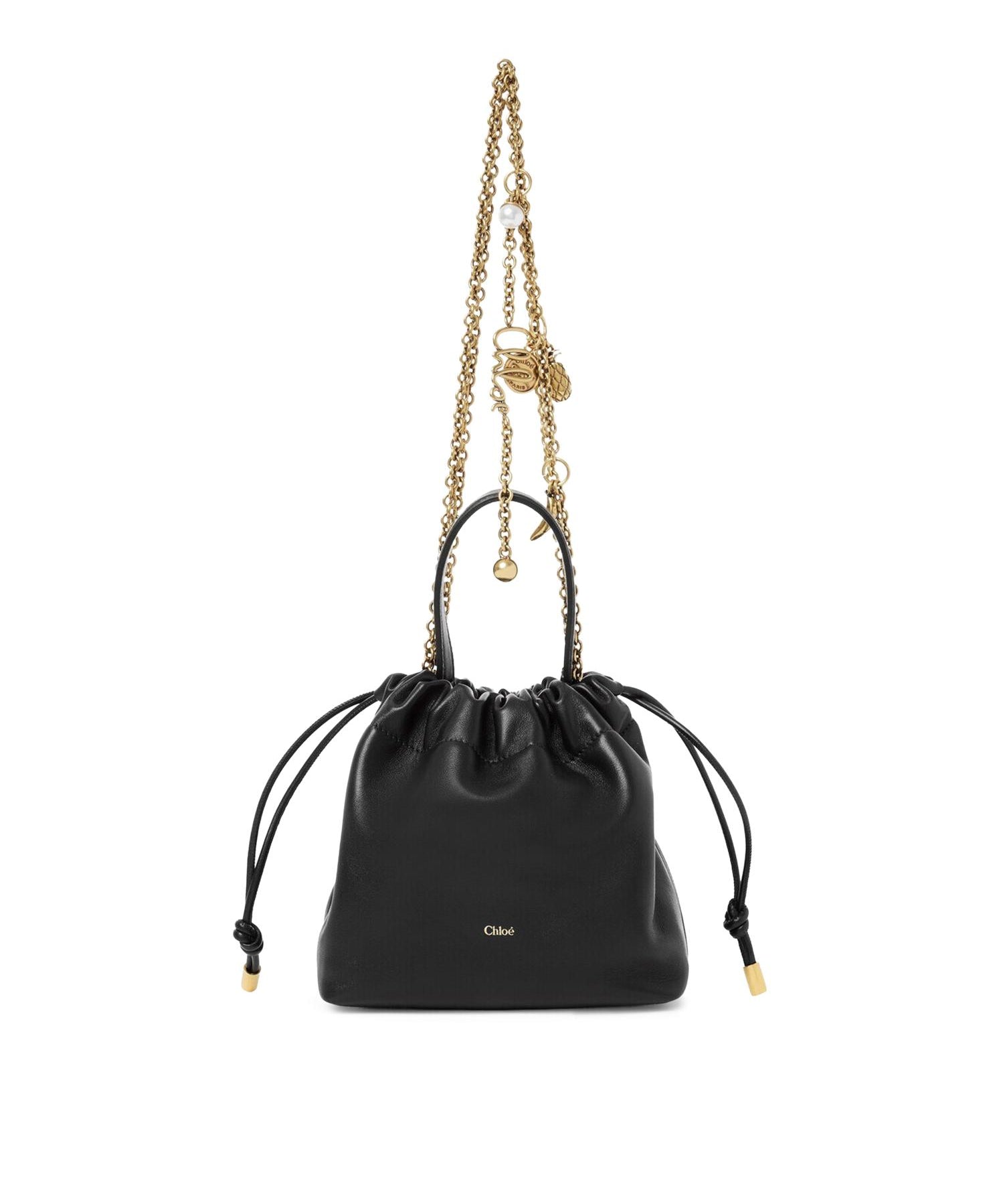 Borsa a spalla piccola Chloé Icons con catena in pelle CH26UP789R12 001 CHLOÉ 