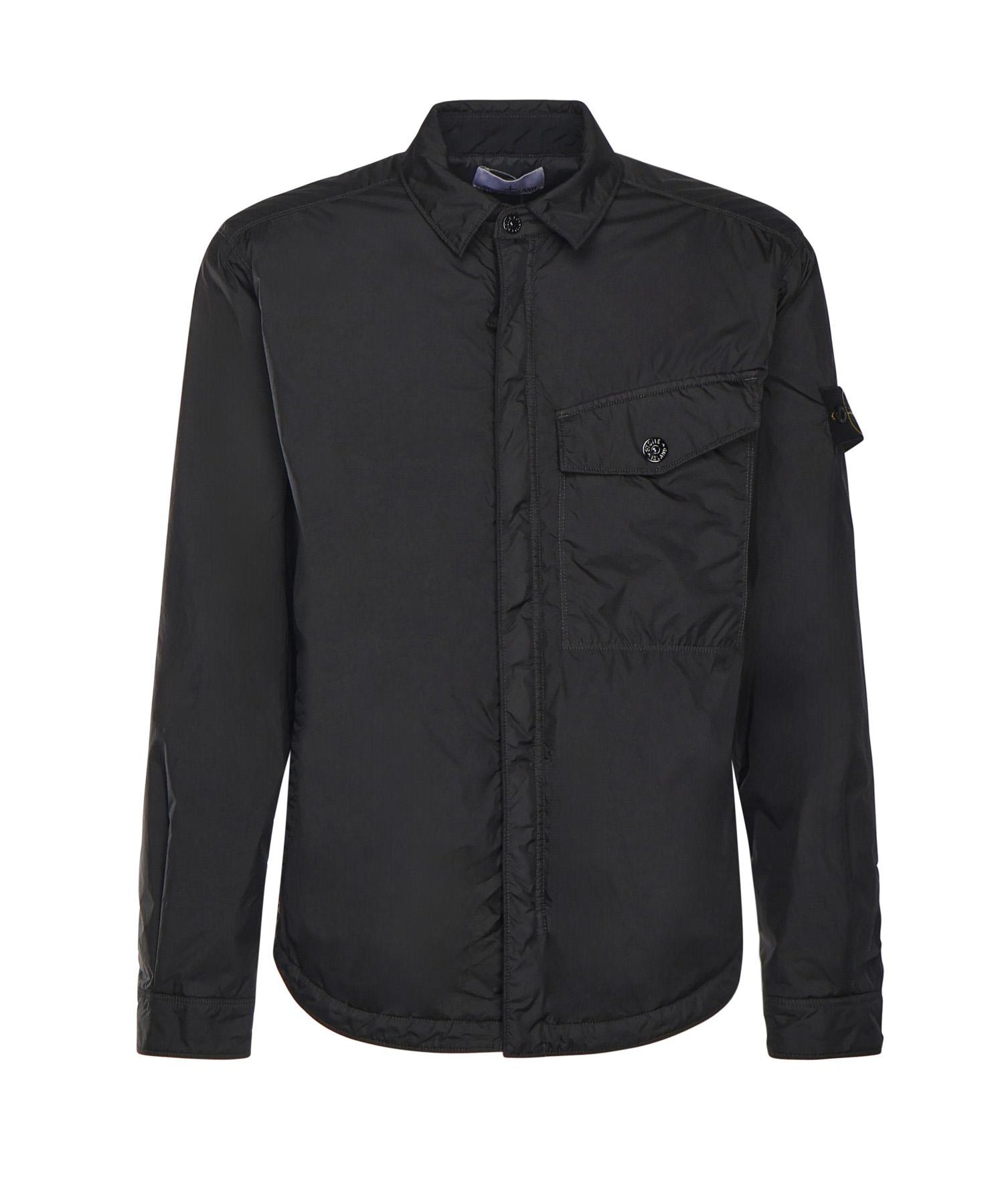 Overshirt in nylon con logo K2S15Q100006 S0A23V0029 STONE ISLAND 