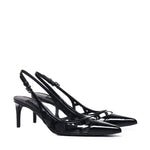 Slingback in pelle di vitello lucida CG0778 A103780999 DOLCE & GABBANA 